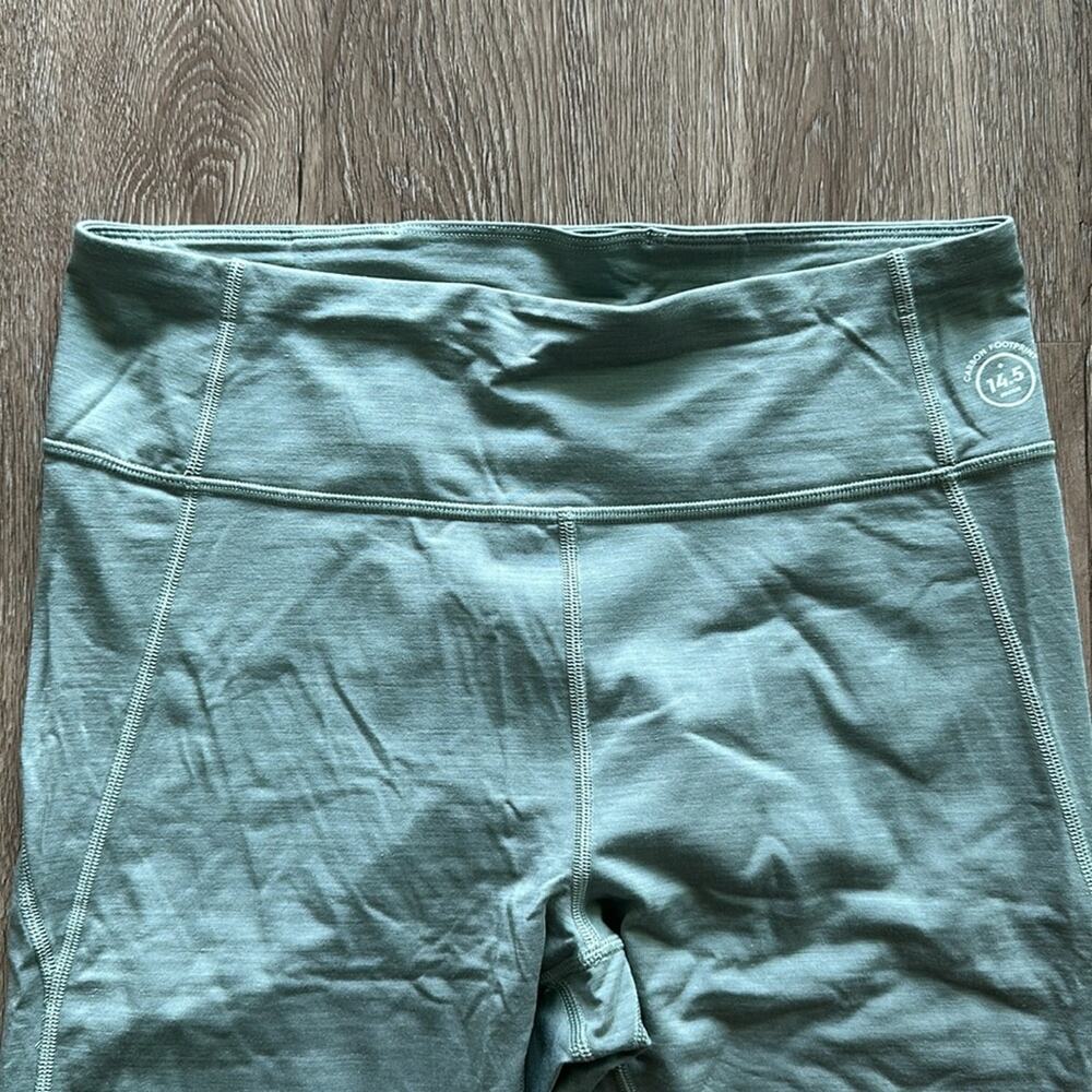 Allbirds Natural Leggings Light Sage Green Size‎ Large Athletic Workout Gym - Picture 3 of 7